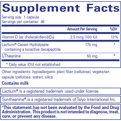 Sereniten Plus 45 caps Curated Wellness