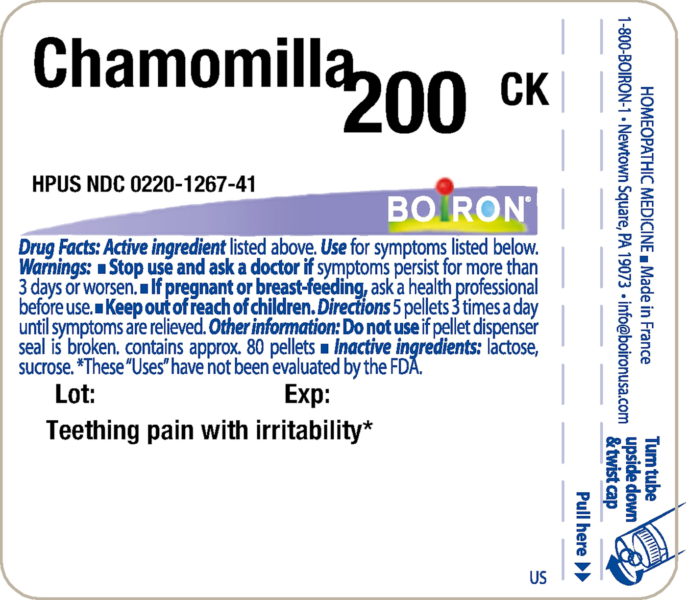 Chamomilla 200CK 80 plts Curated Wellness