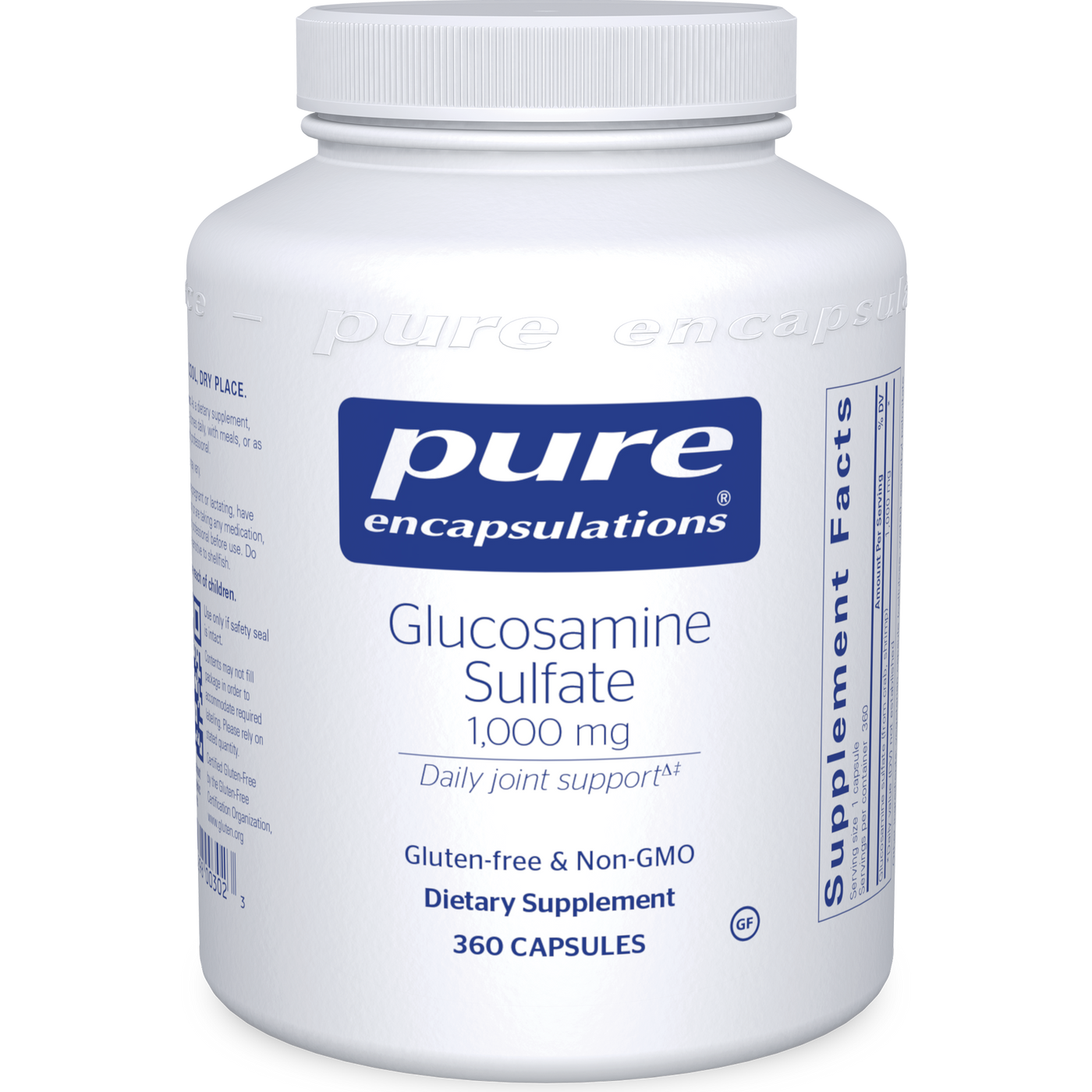 Glucosamine Sulfate 1000 mg 360 vcaps Curated Wellness