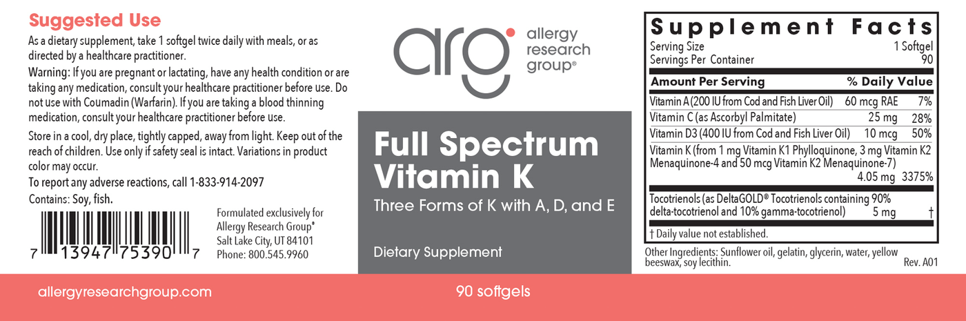 Full Spectrum K 90 gels Curated Wellness