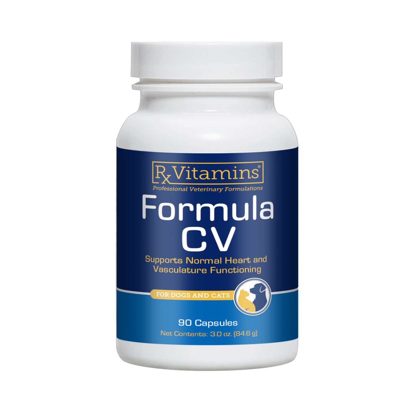 Formula CV for Dogs & Cats 90 cap Curated Wellness