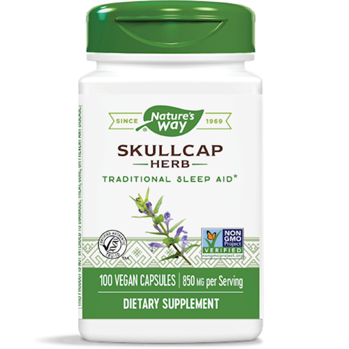 Skullcap Herb 425 mg  Curated Wellness