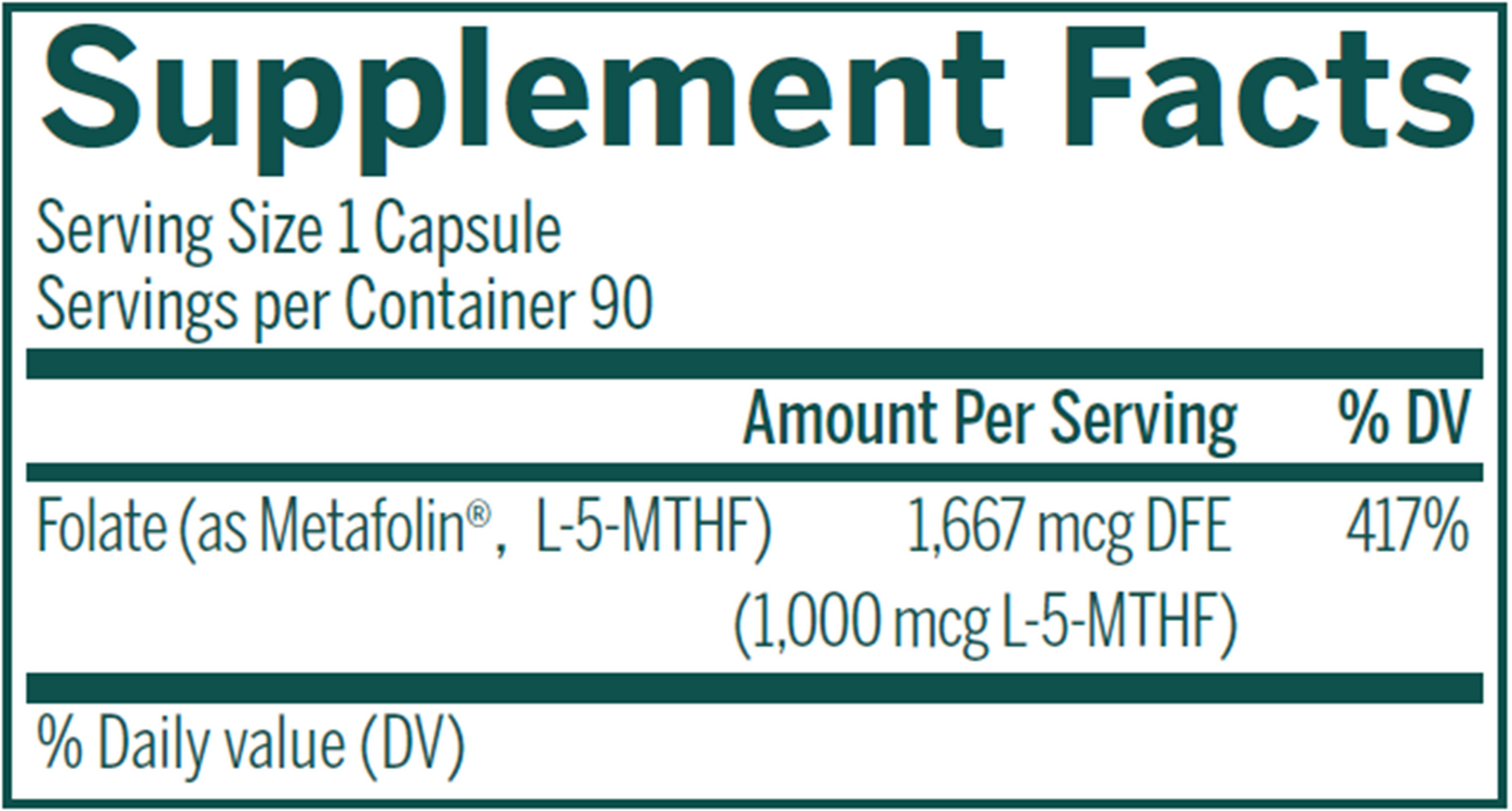 Active Folate 90c Curated Wellness