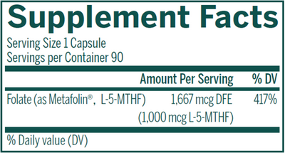 Active Folate 90c Curated Wellness