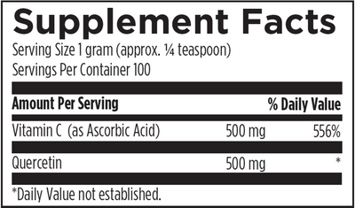 Quercetin Ascorbate Powder 100 gms Curated Wellness