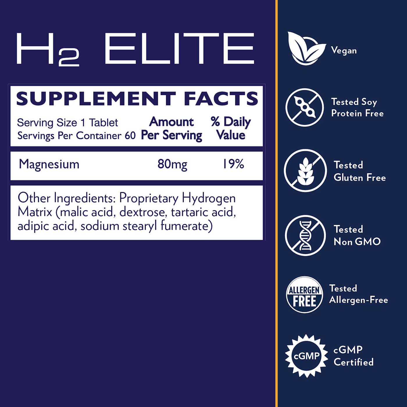 H2 Elite Molecular Hydrogen  Curated Wellness