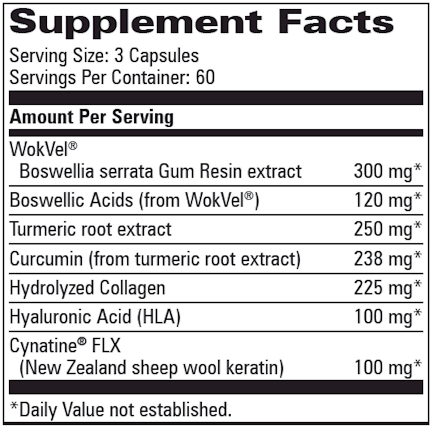 HLA Joint Support  Curated Wellness