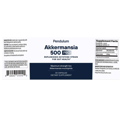 Akkermansia 500 Pro  Curated Wellness