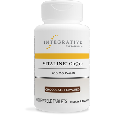 Vitaline CoQ10 Chocolate 200 mg 30 chew Curated Wellness