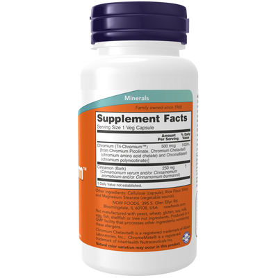 Tri-Chromium 500 mcg 90 vcaps Curated Wellness