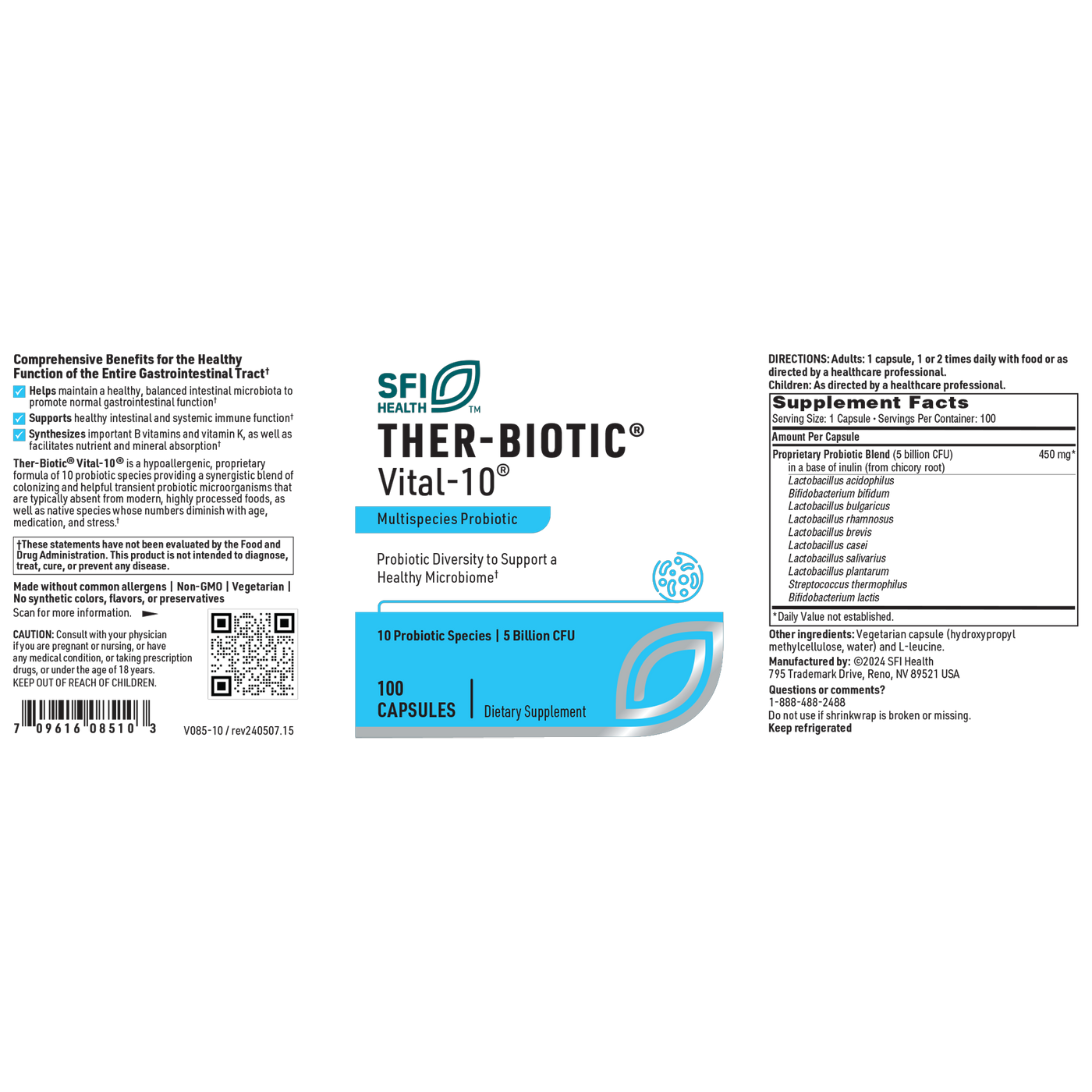 Ther-Biotic Vital-10  Curated Wellness