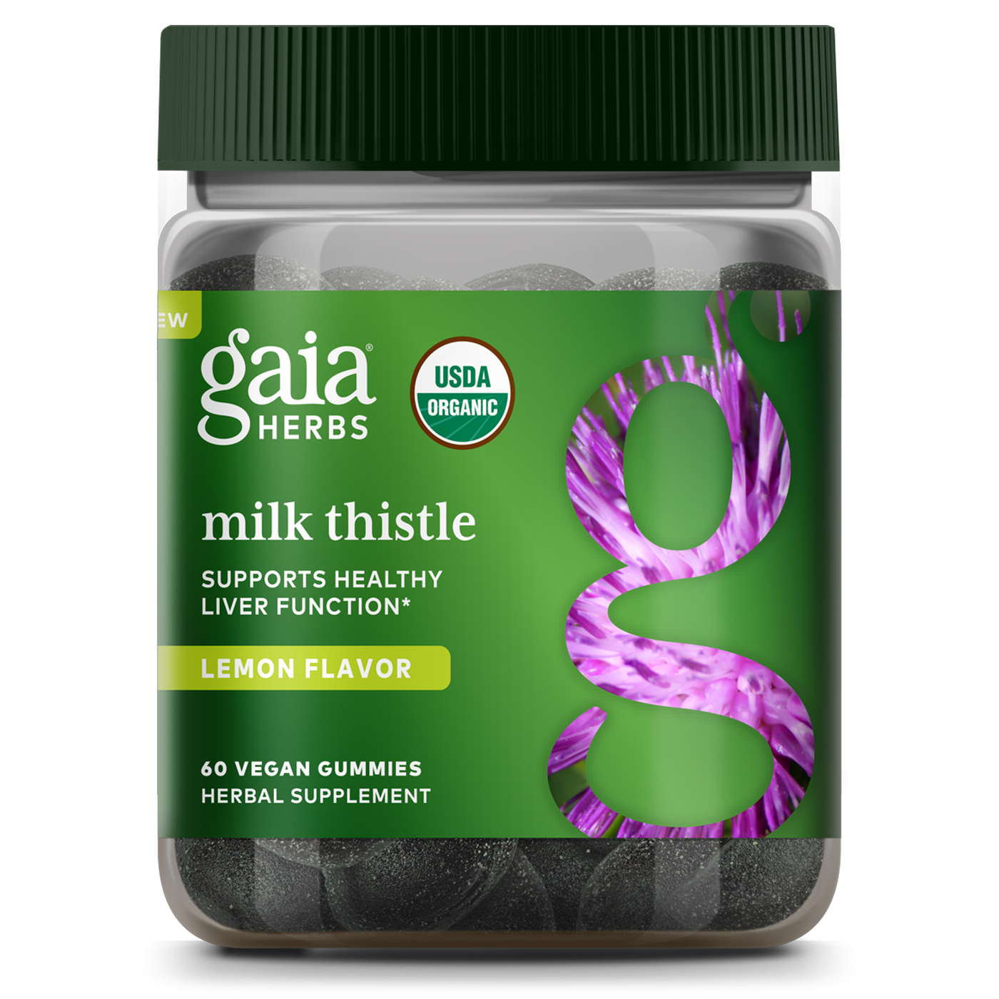 Milk Thistle Gummies 60ct Curated Wellness