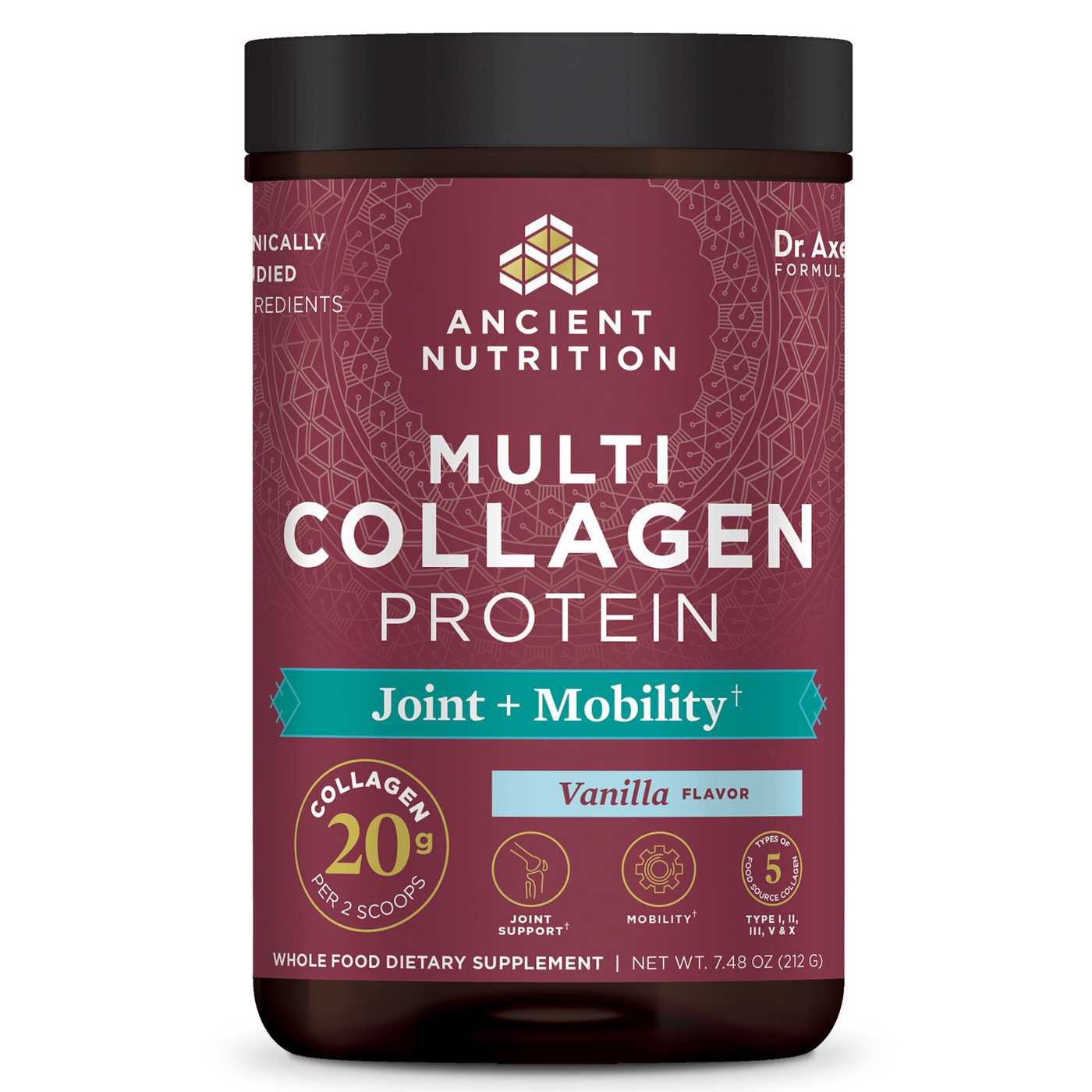 Multi Collagen Protein J+M Van  Curated Wellness