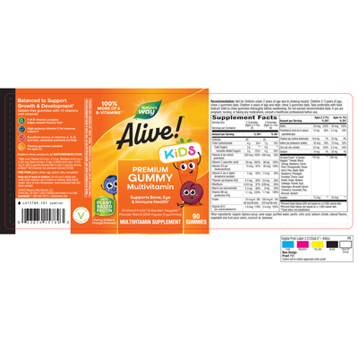 Alive Multi-Vit Gummies 90 chews Curated Wellness