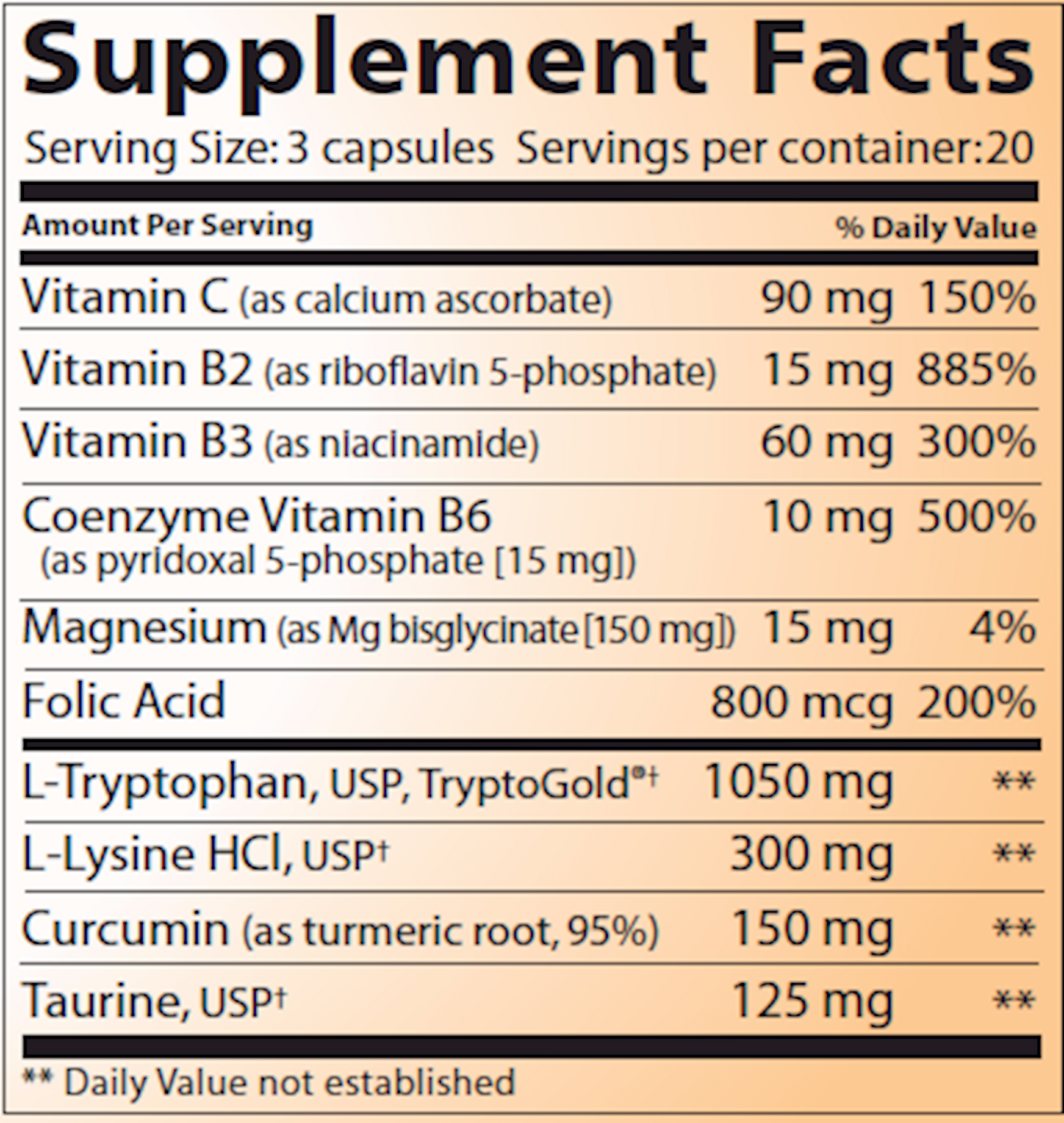 L-Tryptophan Complete  Curated Wellness