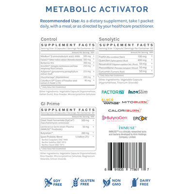 ExactPax | Metabolic Activator 210c Curated Wellness