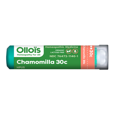 Chamomilla 30C Pellets, 80ct Curated Wellness