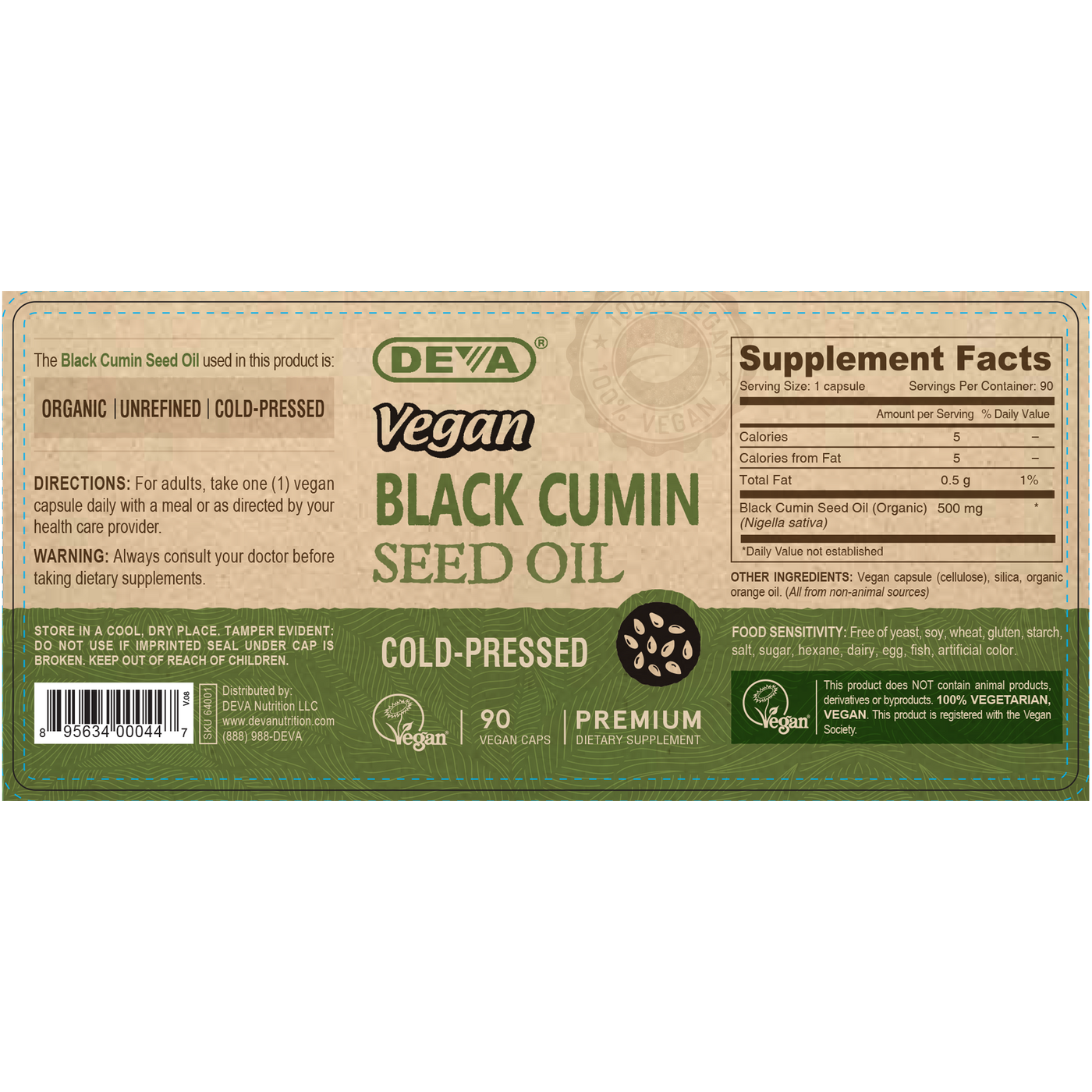 Black Cumin Seed Oil 90c Curated Wellness