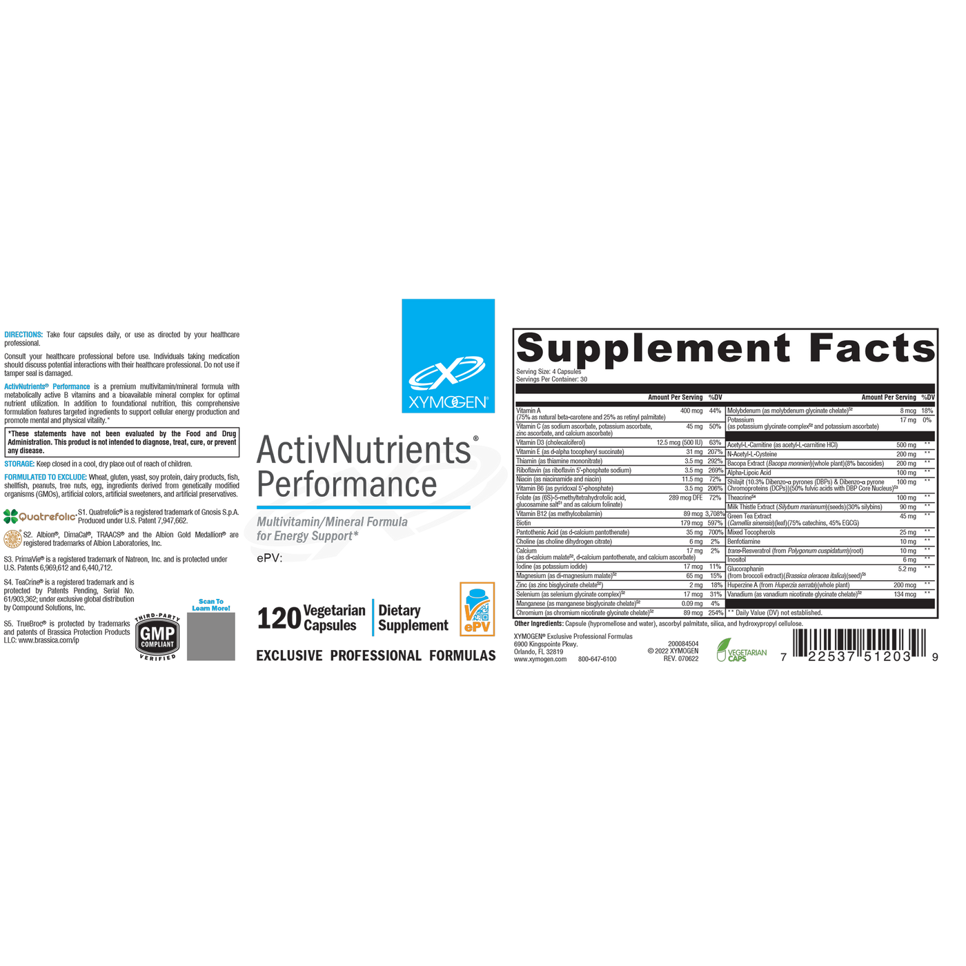 ActivNutrients Performance c Curated Wellness