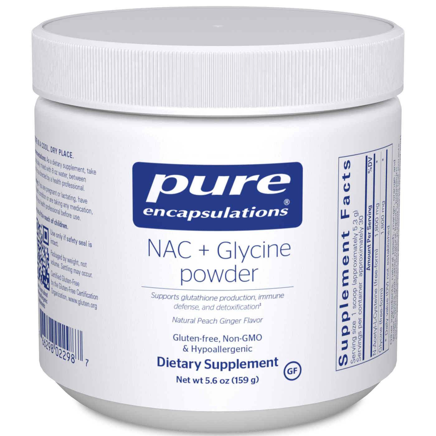 NAC + Glycine powder  Curated Wellness