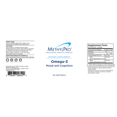 Omega-3 90 softgel Curated Wellness