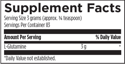 L-Glutamine Powder 250 gms Curated Wellness