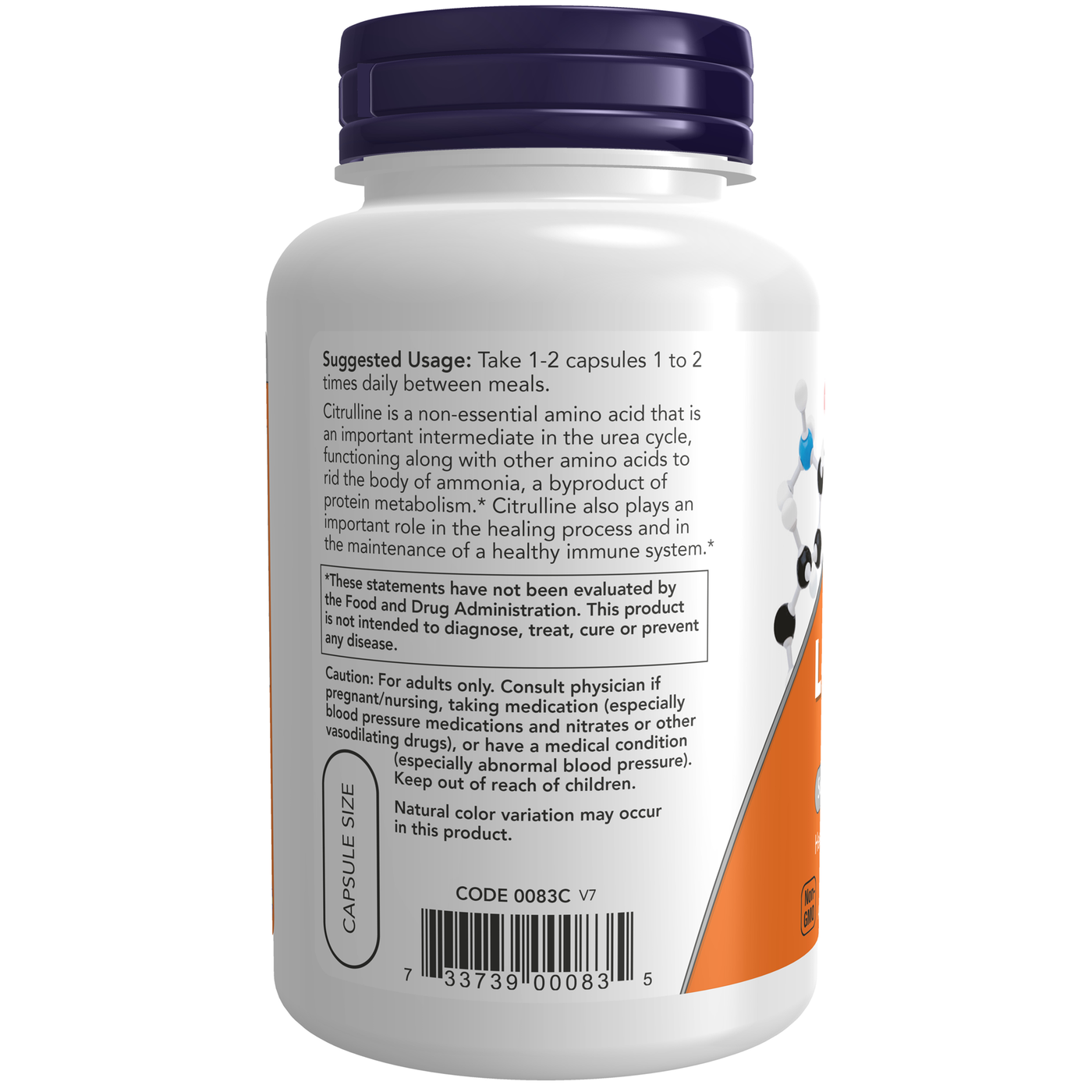 L-Citrulline 750 mg  Curated Wellness