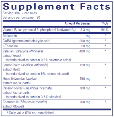 Best-Rest Formula 60 caps Curated Wellness