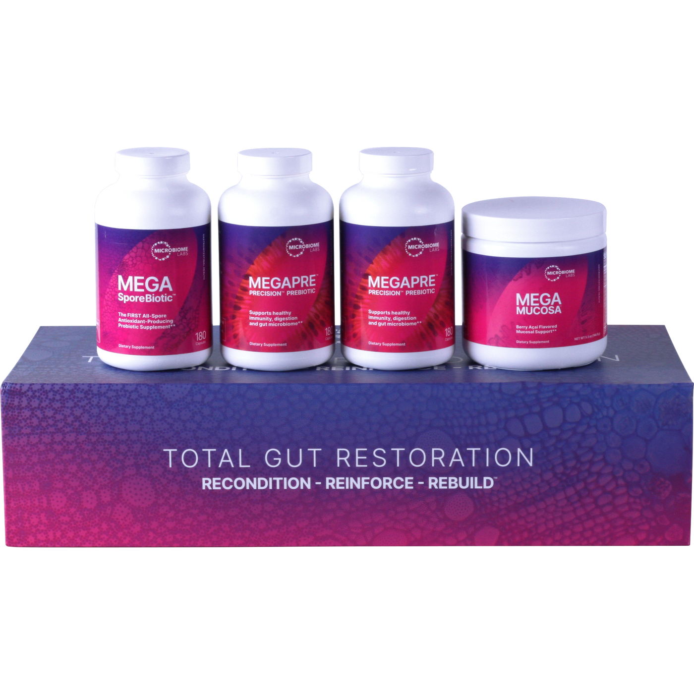 Total Gut Restoration Capsule 1 Kit Curated Wellness