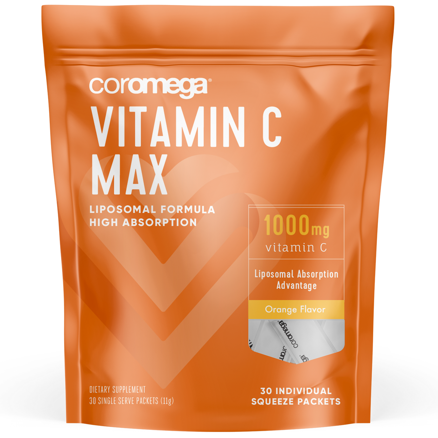 Coromega Vitamin C 30 packets Curated Wellness