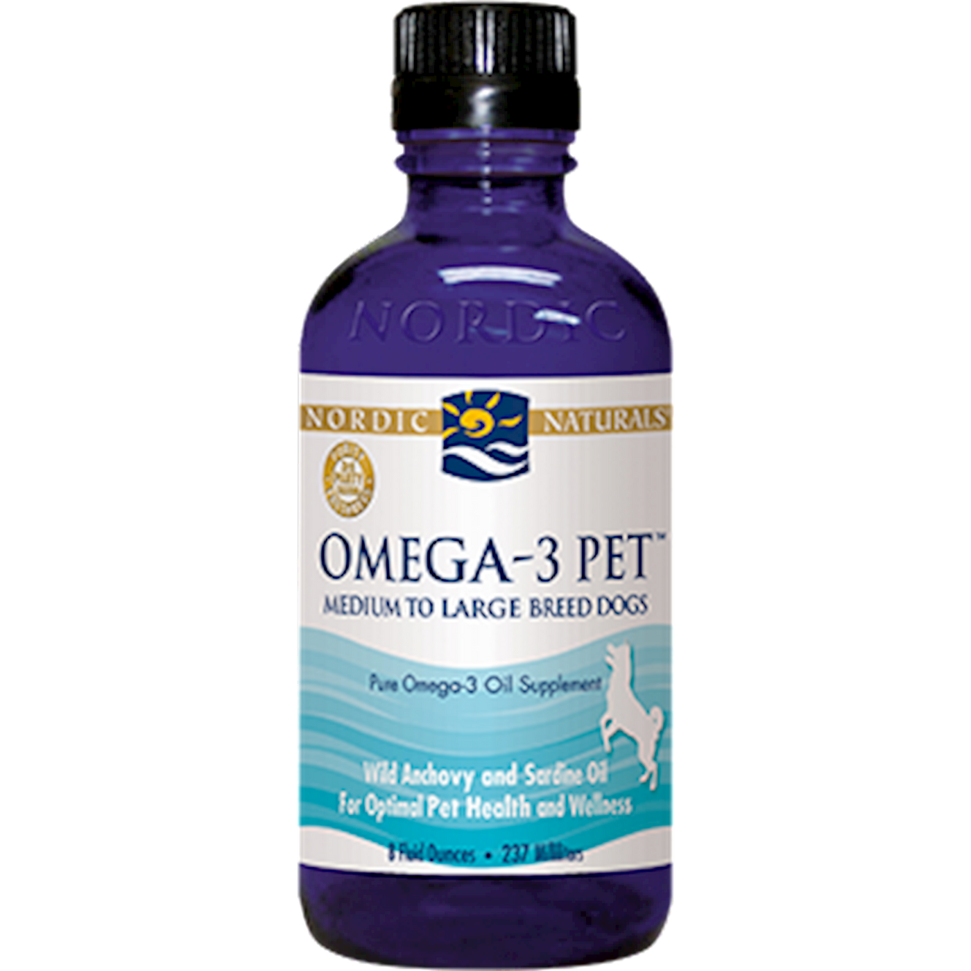 Omega-3 Pet 8 fl oz Med/Lrg Dogs Curated Wellness