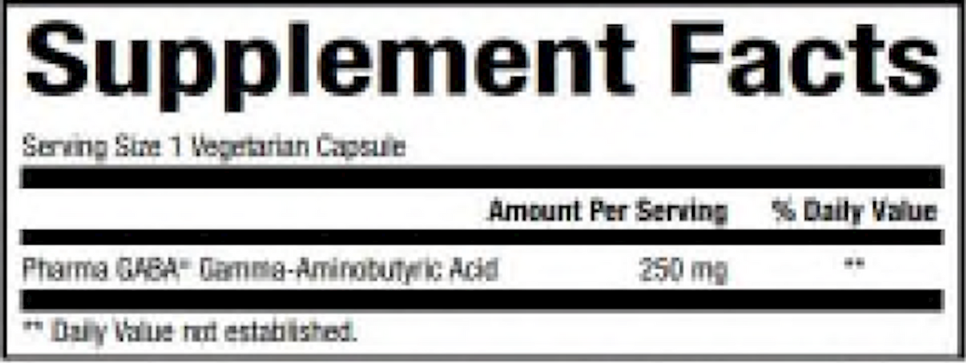 Pharma Gaba 250 mg  Curated Wellness