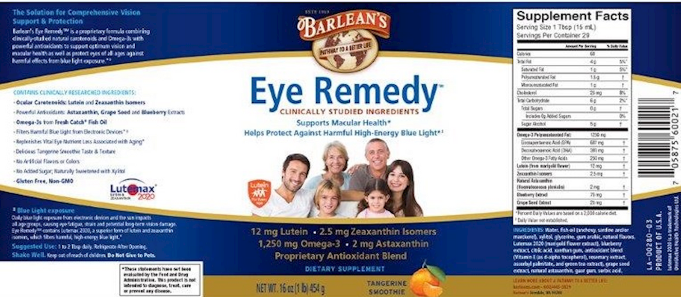 Eye Remedy Tangerine Swirl  Curated Wellness