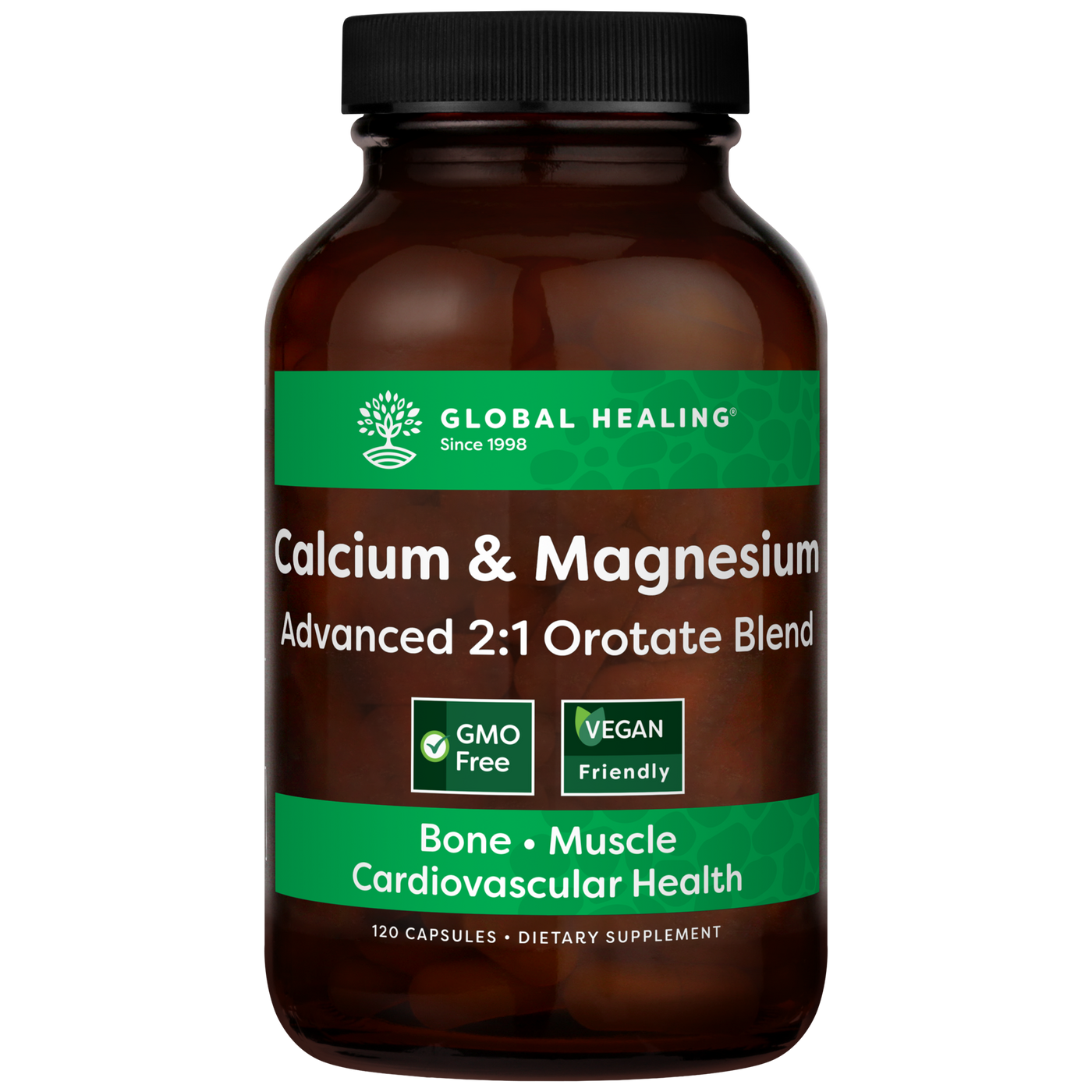 Calcium & Mangesium 120 capsules Curated Wellness