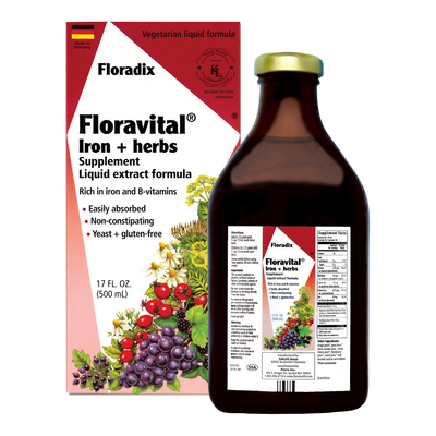Floravital Iron Herbs Yeast-Free  Curated Wellness