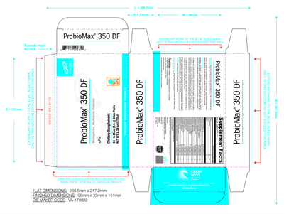 ProbioMax 350 DF 15 Stick Packs Curated Wellness