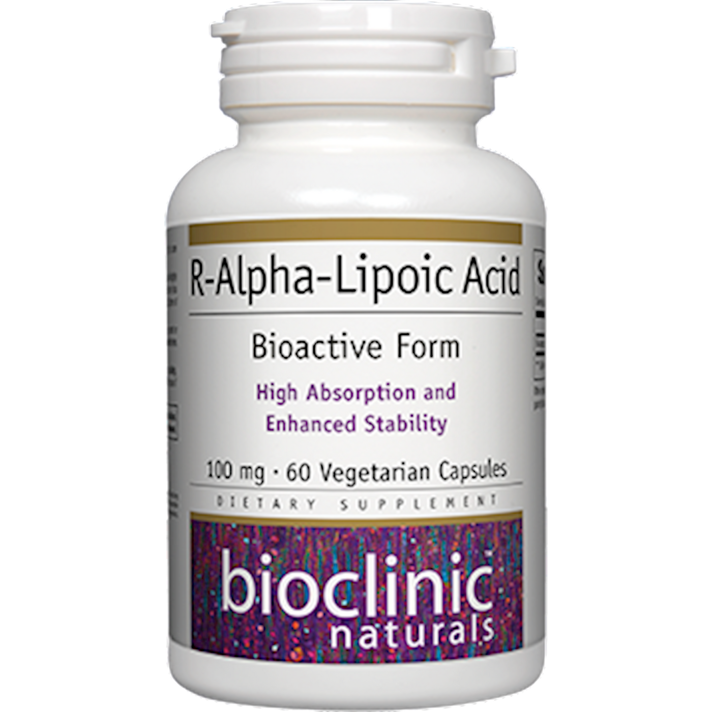 R-Alpha-Lipoic Acid 100mg 60 vcaps Curated Wellness