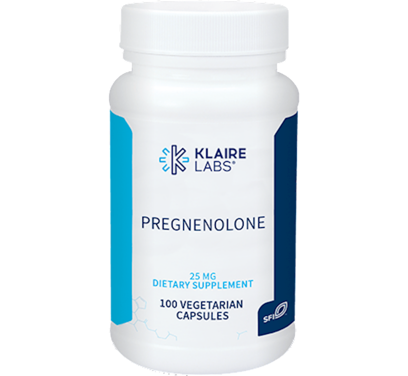 Pregnenolone 25 mg 100 caps Curated Wellness