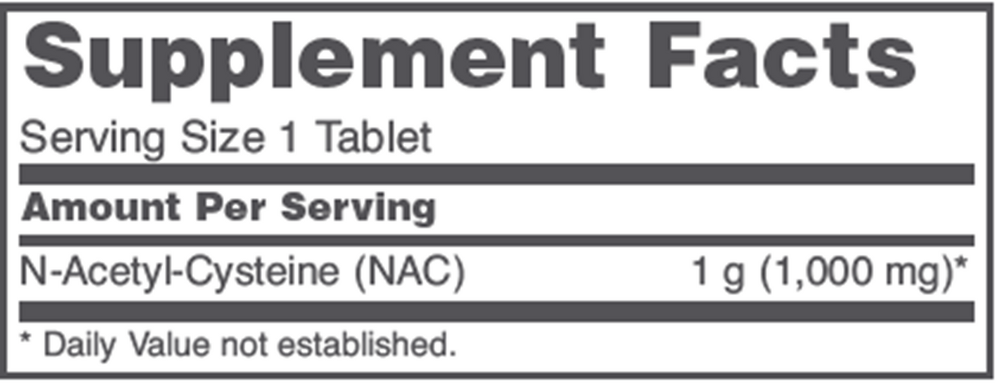 NAC 1,000 mg  Curated Wellness