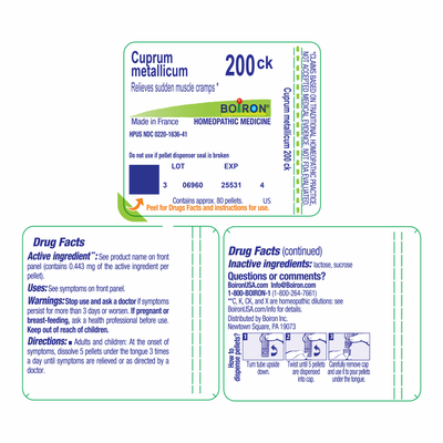 Cuprum metallicum 200CK 80 plts Curated Wellness
