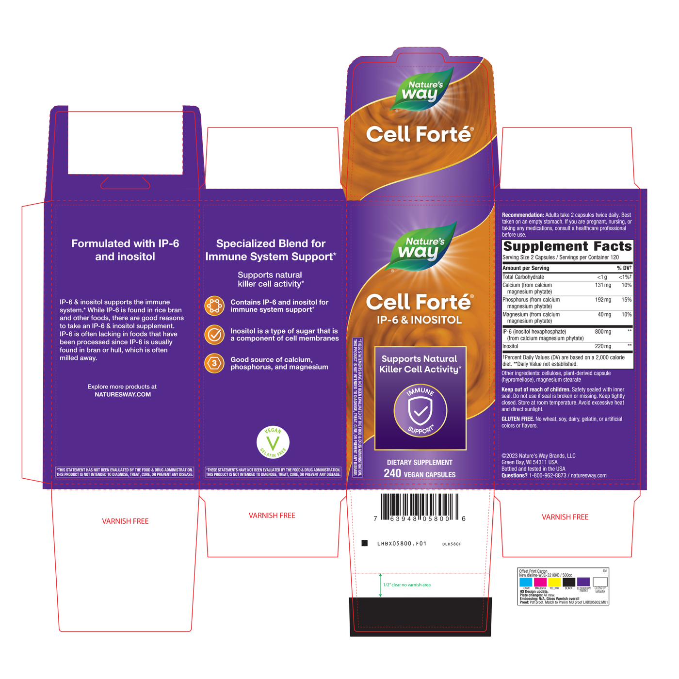 Cell Forté IP-6 & Inositol  Curated Wellness