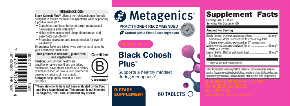Black Cohosh Plus