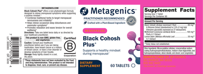 Black Cohosh Plus