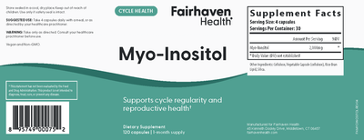 Myo-Inositol Supplement for Women and Men