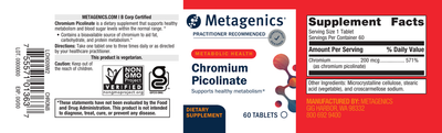 Chromium Picolinate 60 tabs