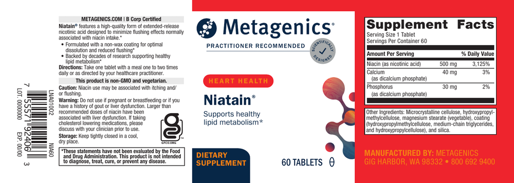 Niatain 60 tabs