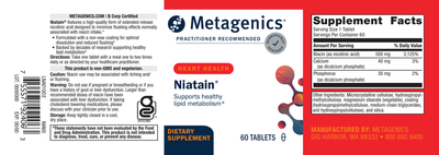 Niatain 60 tabs