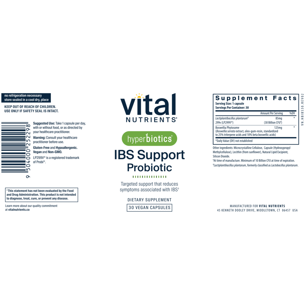 Hyperbiotics IBS Support Prob 30 caps