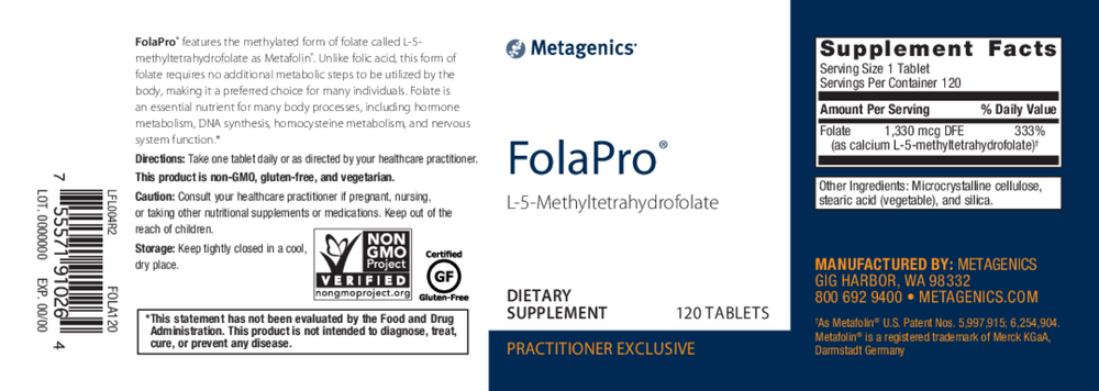 FolaPro 120 tabs