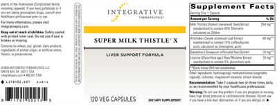 Super Milk Thistle X 120 vcaps